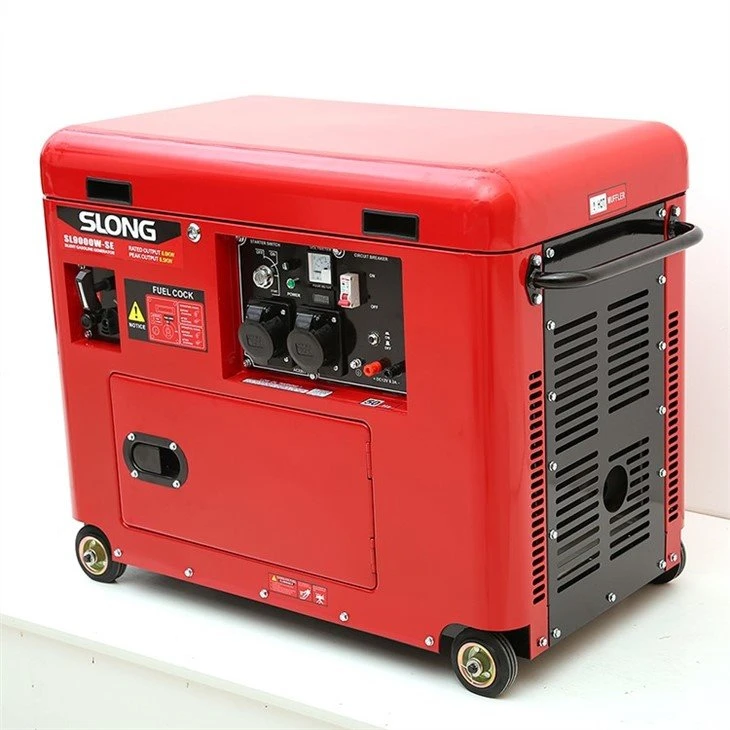 silent generator set dual fuel