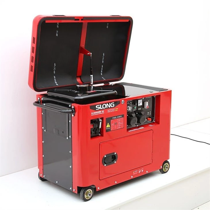 silent portable home backup generator set
